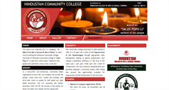 Desktop Screenshot of hindustancommunitycollege.co.in